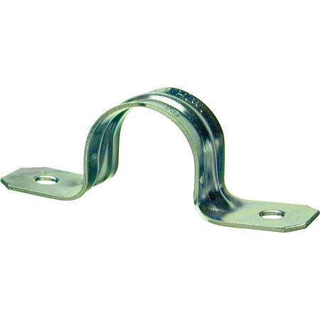 HALEX Conduit Strap, Steel, Galvanized, 2PK 26125